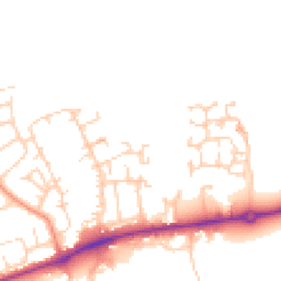 Daytime road noise heatmap for DL9 4UD