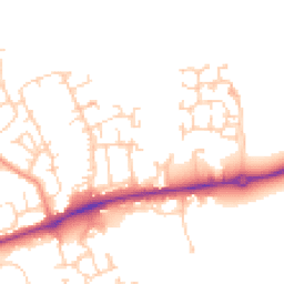 Daytime road noise heatmap for DL9 4UN
