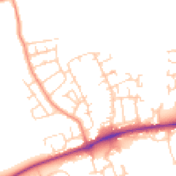 Daytime road noise heatmap for DL9 4UU