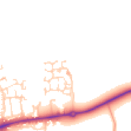 Daytime road noise heatmap for DL9 4XR