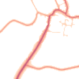 Daytime road noise heatmap for DN10 4AP