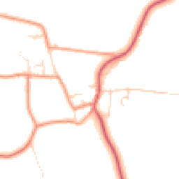 Daytime road noise heatmap for DN10 4BW