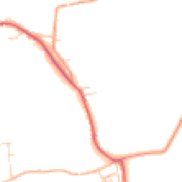 Daytime road noise heatmap for DN10 4DW