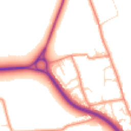 Daytime road noise heatmap for DN10 4FB