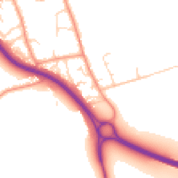 Daytime road noise heatmap for DN10 4FF