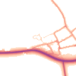 Daytime road noise heatmap for DN10 4FQ
