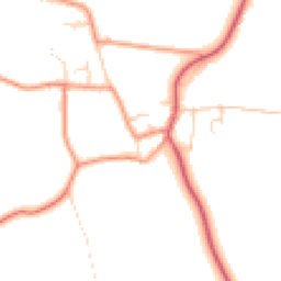 Daytime road noise heatmap for DN10 4HS