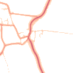 Daytime road noise heatmap for DN10 4JB