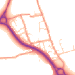 Daytime road noise heatmap for DN10 4NG