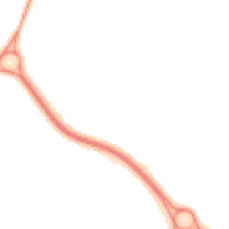 Night-time road noise heatmap for DN10 4NG