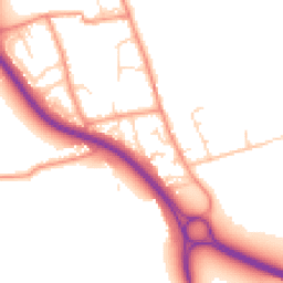 Daytime road noise heatmap for DN10 4NN