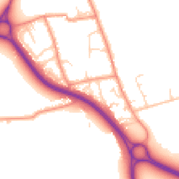 Daytime road noise heatmap for DN10 4NP