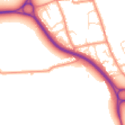 Daytime road noise heatmap for DN10 4NS