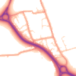 Daytime road noise heatmap for DN10 4NW