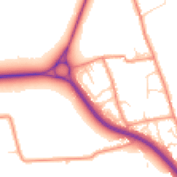 Daytime road noise heatmap for DN10 4PD