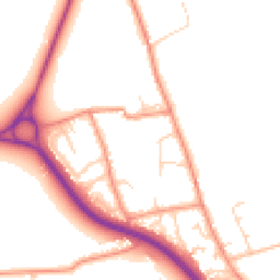 Daytime road noise heatmap for DN10 4PP