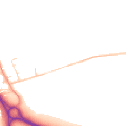 Daytime road noise heatmap for DN10 4PY