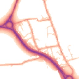Daytime road noise heatmap for DN10 4QN