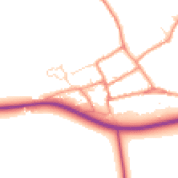 Daytime road noise heatmap for DN10 4QX