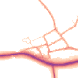 Daytime road noise heatmap for DN10 4SA