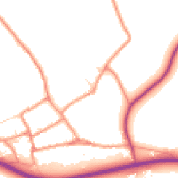 Daytime road noise heatmap for DN10 4SF