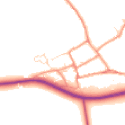 Daytime road noise heatmap for DN10 4SJ