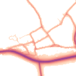 Daytime road noise heatmap for DN10 4SP