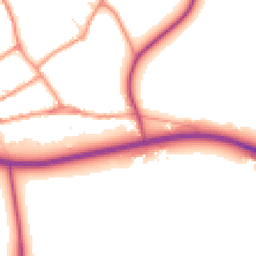 Daytime road noise heatmap for DN10 4TD