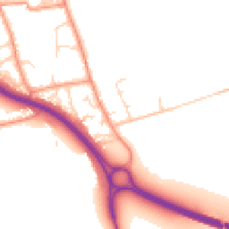 Daytime road noise heatmap for DN10 4TS