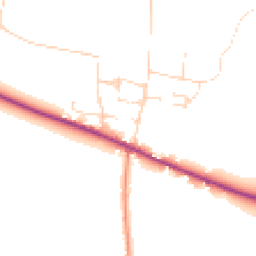 Daytime road noise heatmap for DN10 5AH