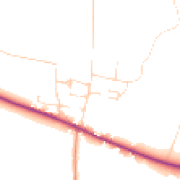 Daytime road noise heatmap for DN10 5AU