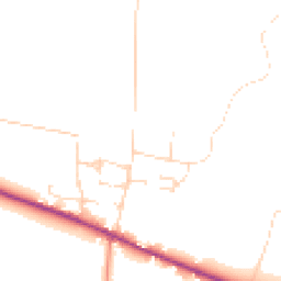 Daytime road noise heatmap for DN10 5AW
