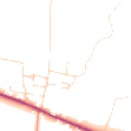 Daytime road noise heatmap for DN10 5BA