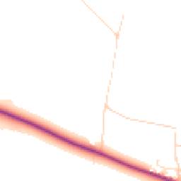 Daytime road noise heatmap for DN10 5BU