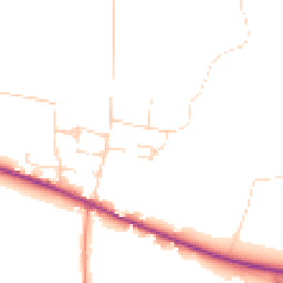Daytime road noise heatmap for DN10 5DJ