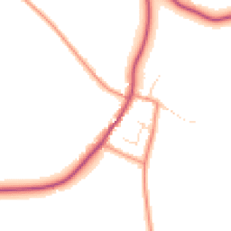 Daytime road noise heatmap for DN10 5DY
