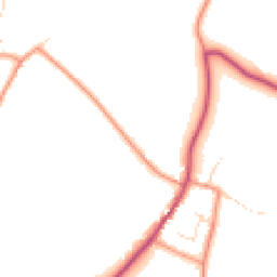 Daytime road noise heatmap for DN10 5EE