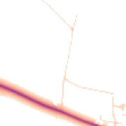 Daytime road noise heatmap for DN10 5EQ