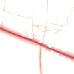 Daytime road noise heatmap for DN10 5JF