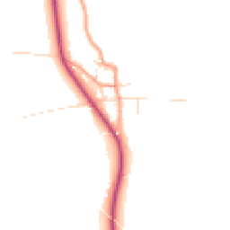 Daytime road noise heatmap for DN10 6AJ
