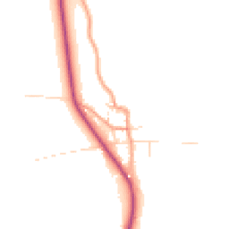 Daytime road noise heatmap for DN10 6BS