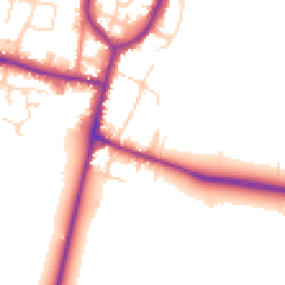 Daytime road noise heatmap for DN10 6HQ