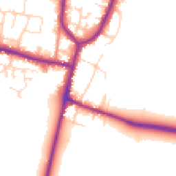 Daytime road noise heatmap for DN10 6HR