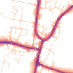 Daytime road noise heatmap for DN10 6NE