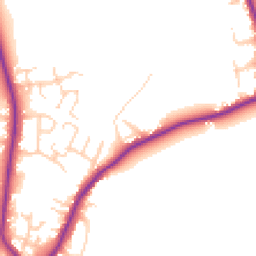 Daytime road noise heatmap for DN10 6QN