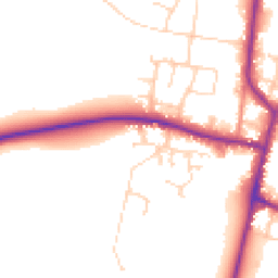 Daytime road noise heatmap for DN10 6RT