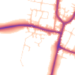Daytime road noise heatmap for DN10 6SF