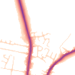 Daytime road noise heatmap for DN10 6XH