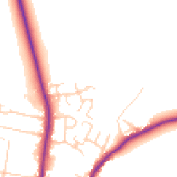 Daytime road noise heatmap for DN10 6XN