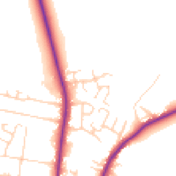 Daytime road noise heatmap for DN10 6XS